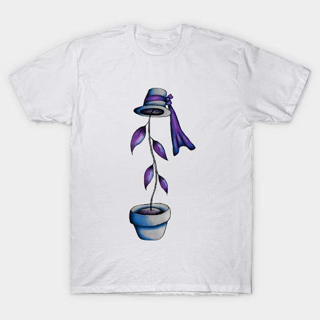 plant in the hat T-Shirt by nikiblacud